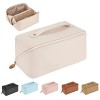 Trousse de Maquillage, Voyage Grande Capacité Trousse à Maquillage avec Poignée et Séparateur, PU étanche pour Femmes Trousse