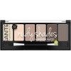 Sante Naturkosmetik Eyeshadow Palette Nudy Shades, Palette de fard à paupières, 6 nuances nudes assorties, texture hautement 