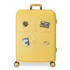 Pepe Jeans Chest Valise de Cabine Ocre 40 x 55 x 20 cm Rigide ABS Fermeture TSA Intégré 37 L 2,74 kg 4 roulettes Doubles Exte
