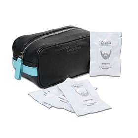 Trousse de Toilette La Barbière de Paris Trousse de Voyage Cuir grainé Fabriquée à la Main