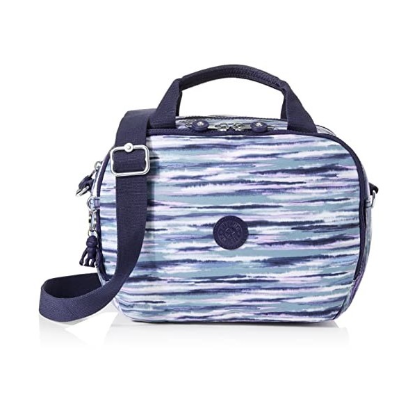 Kipling PALMBEACH Grande Trousse de Toilette avec Housse à Roulette , 20,5 cm, 7 L, Rayures brossées, Rayures brossées, Tail