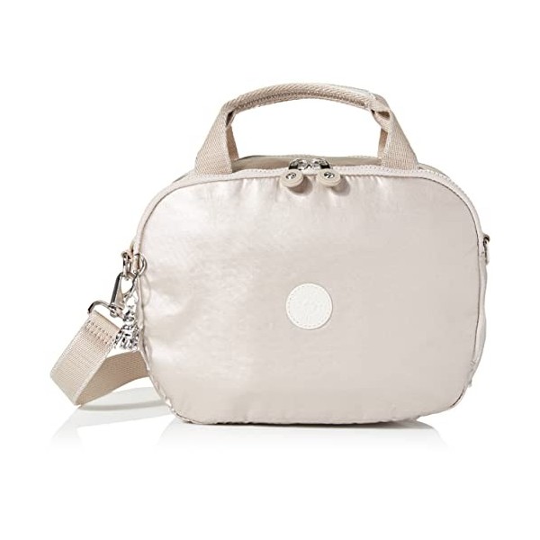 Kipling PALMBEACH Grande Trousse de Toilette avec Housse à Roulette , 20,5 cm, 7 L, Rayures brossées, Rayures brossées, Tail