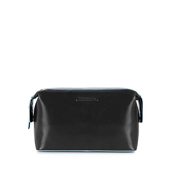 Piquadro Blue Square Trousse de Toilette, Noir Nero 