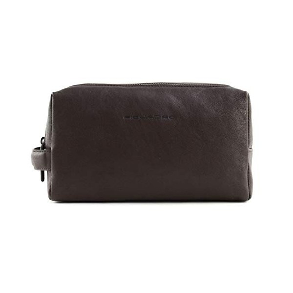 Piquadro Black Square Trousse de Toilette Cuir 25 cm