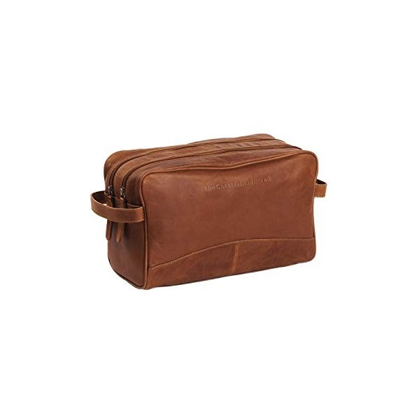 The Chesterfield Brand Trousse de Toilette en Cuir Cognac Stefan