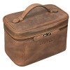 STILORD Aden Trousse de Toilette Voyage Cuir Vintage Organisateur de Maquillage pour Hommes et Femmes Nécessaire Sac Cosmét