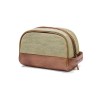 DRAKENSBERG Trousse de Toilette Classique en Toile Glen pour Homme - Nécessaire de Voyage Vintage, Cuir, élégante, Noble, 5