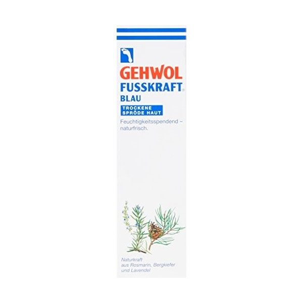 GEHWOL Fusskraft Blue Crème peau sèche, lot de 1 1 x 125 ml 