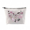 AKTAP Kpop Trousse de maquillage avec fermeture éclair Motif groupe de filles coréennes, Trousse de maquillage Kpop, Mode