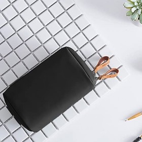 Trousse de maquillage de voyage pour femme,Petite trousse de maquillage à fermeture éclair,Trousse de toilette étanche,Organi