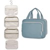 Narwey Trousse de Toilette de Voyage à Suspendre pour Femmes Trousse de Maquillage Organisateur pour Accessoires Vert Menthe