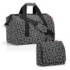 reisenthel Set sac de voyage Allrounder taille L avec trousse de toilette toiletbag taille XL - Noir - Signature Black., 30 l