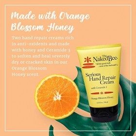 Serious Hand Repair Cream in Orange Blossom Honey 3.25 oz pack of 2 by The Naked Bee