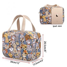 Sumnacon Trousse de Toilette Sac de Toilette Grande capacité Organisateur pour Le Voyage,Business,Pique-Nique Chats 