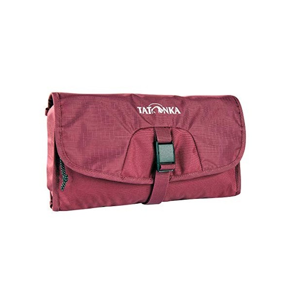 Tatonka Small Travelcare Trousse de Toilette à Suspendre avec Compartiments et Miroir Gris Titane 25 x 17 x 4 cm