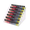 Support de vernis à ongles, organisateur de vernis à ongles acrylique transparent universel Présentoir de vernis à ongles gai