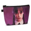 Wednesday Addams Trousse de Maquillage,Addams Sac de Maquillage,Addams Sacs de Maquillage imprimés Trousse de Maquillage Port