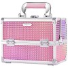 Malette Maquillage Femme Beauty Case Pratique Malette Manucure Grande Malette Onglerie Mallette Rangement Makeup Case Malette