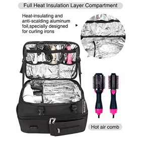 Sac à dos de maquillage de grande capacité, sac à dos de voyage, sac à dos de maquillage professionnel, rangement de cosmétiq