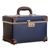 Nzbz Vanity Case Rigide Femme Beauty Case Mallette Rangement Maquillage Makeup Case de Voyage Boite 13" 33 x 22 x 21 cm , Ve