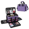 BAFASO Grand Trousse de Maquillage, Sac à Cosmétiques avec Diviseurs Réglables, Trousse pour Maquillage Voyage, Noir