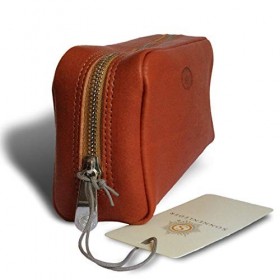 SONNENLEDER fASCHINA trousse de maquillage de haute qualité”» avec logo de couleur : cuir authentique **