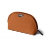 Bellroy Classic Pouch, trousse basique, cuir et tissu cousu stylos, câbles, maquillage, effets personnels - HotSauce