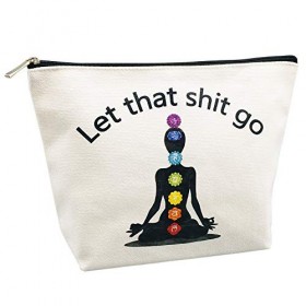 Cadeau de yoga pour professeur de yoga,Accessoires de yoga pour femme,Cadeaux de méditation amusants,Cadeaux zen Let That Go,