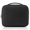 Vlando Trousse à Maquillage Femme Voyage, Imperméable Vanity Valise Étanche avec Pinceaux Pochette Compartiment, Faux Cuir, C