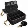 Vanity Case, Malette Rangement Maquillage Grande Capacité pour Professionnel, Trousse Maquillage Compartiment pour Voyage - 3