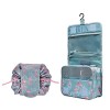 Kit de 2 x Trousse de Toilette Femme Trousse Maquillage de Voyage à Suspendre Sac Cosmétique Grande Capacité Trousse Paresseu