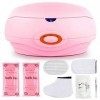 AYITOO Bain De Paraffine De Bain De Cire Pour Les Mains Et Les Pieds Apporte À La Peau Avec L’Humidité Rosa Avec Accessoires,