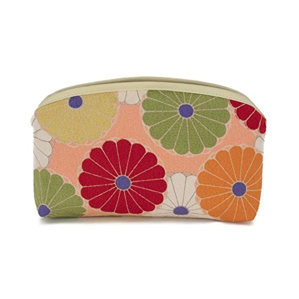 Trousse Maquillage Petite pour Femmes Fabriqué au Japon Filles Petite Trousse de Toilette Pochette Cosmétique Vanity Fleurie 