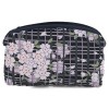 Trousse Maquillage Petite pour Femmes Fabriqué au Japon Filles Petite Trousse de Toilette Pochette Cosmétique Vanity Fleurie 