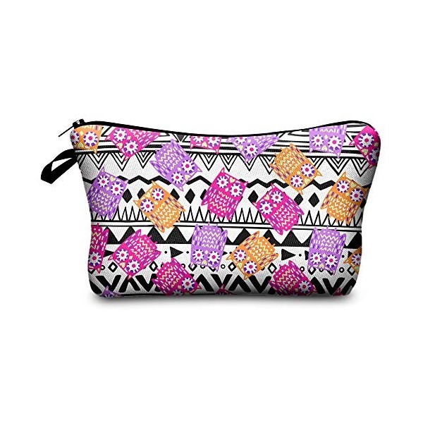 PREMYO Trousse de Maquillage Femme - Trousse Scolaire Fille Ado - Pochette École Collège Vanity Case Mandala