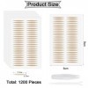 iTauyees 1200 Pièces Autocollant Double Paupiere, Invisible Double Paupière Ruban, bandes adhésives pour paupière tombante, a