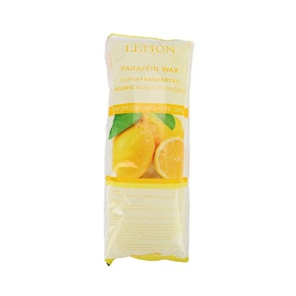 Recharges de Cire de Paraffine, Blocs de Cire de Paraffine Parfumée au Citron Pêche, Bain de Cire de Paraffine pour la Beauté