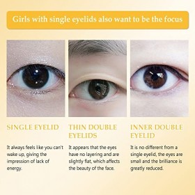 Bandes Paupières,Autocollant Double Paupiere,Eyelid Tape,Invisible Double Paupière Autocollant,Crème Coiffante Double Paupièr