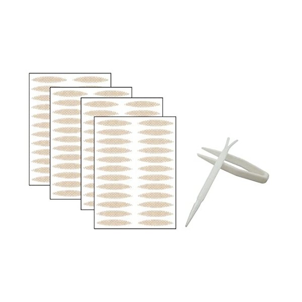 WEIESCIE Bandes Paupières, Autocollant Double Paupiere, 200 Pcs Invisible Double Paupière Autocollant, Autocollants Instantan