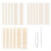 Momeski Set of 500 Invisible Eyelid Tapes with Forked Rod Tweezer - Double Eyelid Tape, Eyelid Lift Strips, Droopy Eyelid Tap