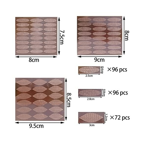 264 Pièces patch paupières tombantes,bandes à enfiler,remonte paupières,Rayures pour les yeux invisibles,autocollants à doubl