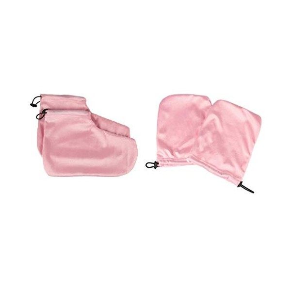 CALLARON Bain De Parafine Mains Pied Paires de de Bain pour Mains en Cire de Paraffine Chaussette - Ensemble de en Cire de Pa