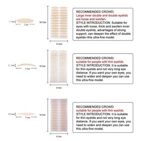 1200 Pièces Bandes Paupières, Eyelid Tape, Autocollant Double Paupiere, Invisible Double Paupière Ruban, Rehausseur de Paupie