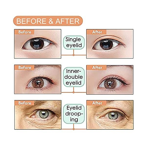 Bandes de levage de paupière invisibles, bandes de paupières invisibles, ruban adhésif double pour paupières, bandes adhésive