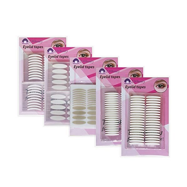 Lot de 5/1360 bandes adhésives pour yeux tombants à capuche, autocollants pour yeux durables, respirants