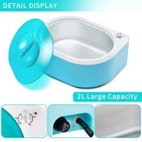 AYITOO Bain de Cire pour les Mains et les Pieds avec Accessoires 265 W, Bain de Cire Electrique avec Cire de Paraffine, Bain 