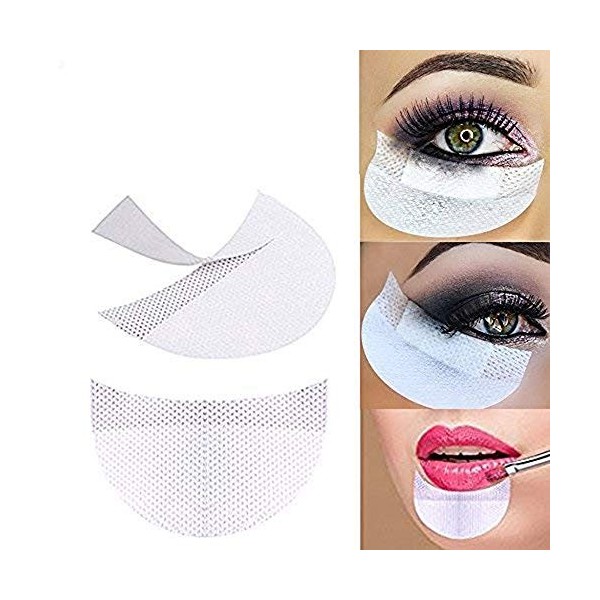 Yikimira 100 pcs jetables Ombre à paupières boucliers Maquillage Beauté Guard Coussinets outils de Cosmétique Maquillage Eye 