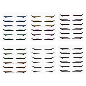 36 Paires Dautocollants pour les Yeux Scintillants Autocollants Instantanés pour les Yeux