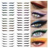 36 Paires Dautocollants pour les Yeux Scintillants Autocollants Instantanés pour les Yeux