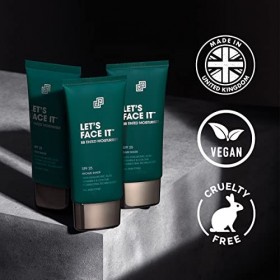 Shakeup Cosmetics - Lets Face It - Hydratant Teinté BB - Cosmétiques hybrides pour soins de la peau, végétaliens et sans cru